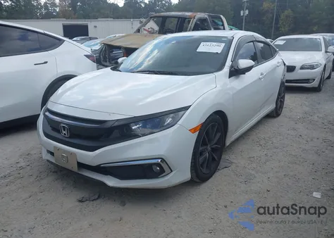 2019 Honda Civic Ex z USA, uszkodzony, nr VIN JHMFC1F34KX012489